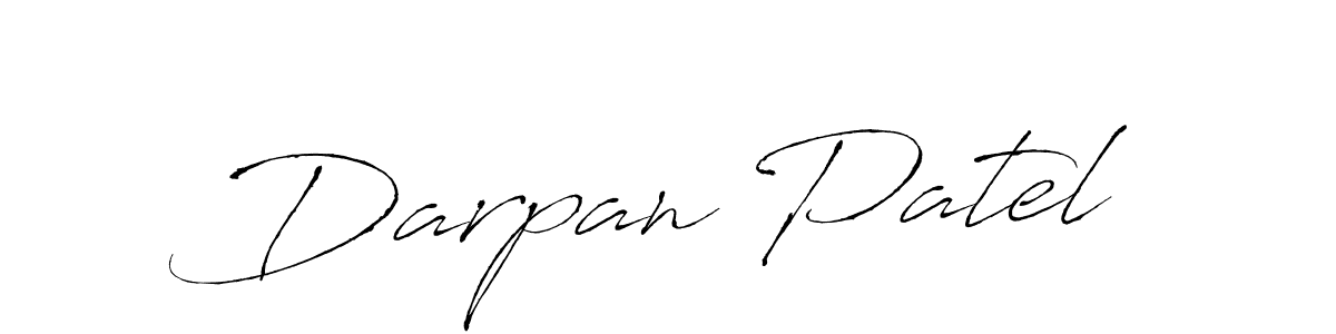 Use a signature maker to create a handwritten signature online. With this signature software, you can design (Antro_Vectra) your own signature for name Darpan Patel. Darpan Patel signature style 6 images and pictures png