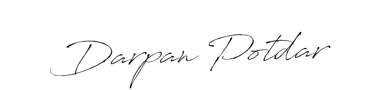 Make a beautiful signature design for name Darpan Potdar. Use this online signature maker to create a handwritten signature for free. Darpan Potdar signature style 6 images and pictures png