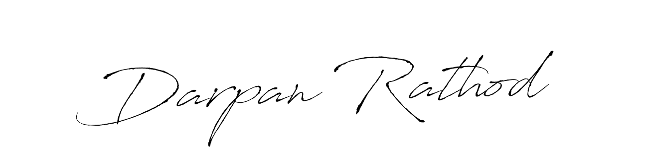 Darpan Rathod stylish signature style. Best Handwritten Sign (Antro_Vectra) for my name. Handwritten Signature Collection Ideas for my name Darpan Rathod. Darpan Rathod signature style 6 images and pictures png