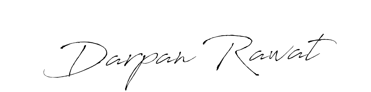 Darpan Rawat stylish signature style. Best Handwritten Sign (Antro_Vectra) for my name. Handwritten Signature Collection Ideas for my name Darpan Rawat. Darpan Rawat signature style 6 images and pictures png