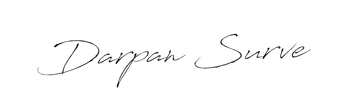 Create a beautiful signature design for name Darpan Surve. With this signature (Antro_Vectra) fonts, you can make a handwritten signature for free. Darpan Surve signature style 6 images and pictures png