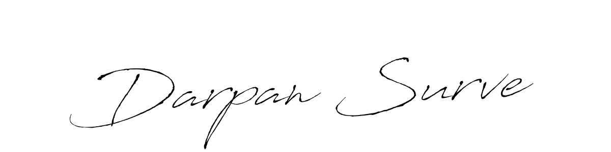 Create a beautiful signature design for name Darpan Surve. With this signature (Antro_Vectra) fonts, you can make a handwritten signature for free. Darpan Surve signature style 6 images and pictures png