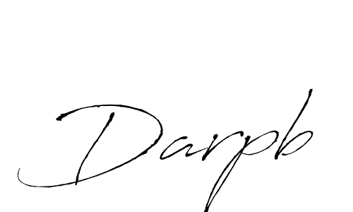 How to make Darpb signature? Antro_Vectra is a professional autograph style. Create handwritten signature for Darpb name. Darpb signature style 6 images and pictures png