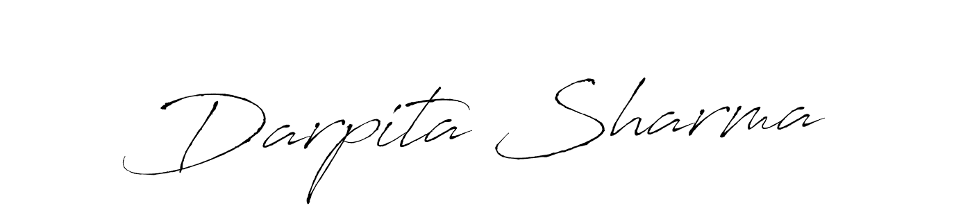 Antro_Vectra is a professional signature style that is perfect for those who want to add a touch of class to their signature. It is also a great choice for those who want to make their signature more unique. Get Darpita Sharma name to fancy signature for free. Darpita Sharma signature style 6 images and pictures png