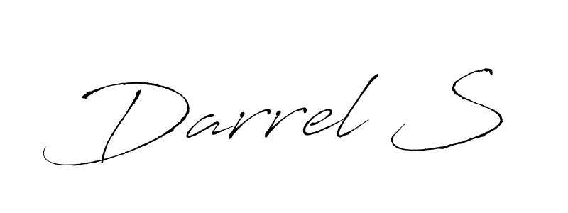 It looks lik you need a new signature style for name Darrel S. Design unique handwritten (Antro_Vectra) signature with our free signature maker in just a few clicks. Darrel S signature style 6 images and pictures png