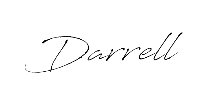 Design your own signature with our free online signature maker. With this signature software, you can create a handwritten (Antro_Vectra) signature for name Darrell. Darrell signature style 6 images and pictures png