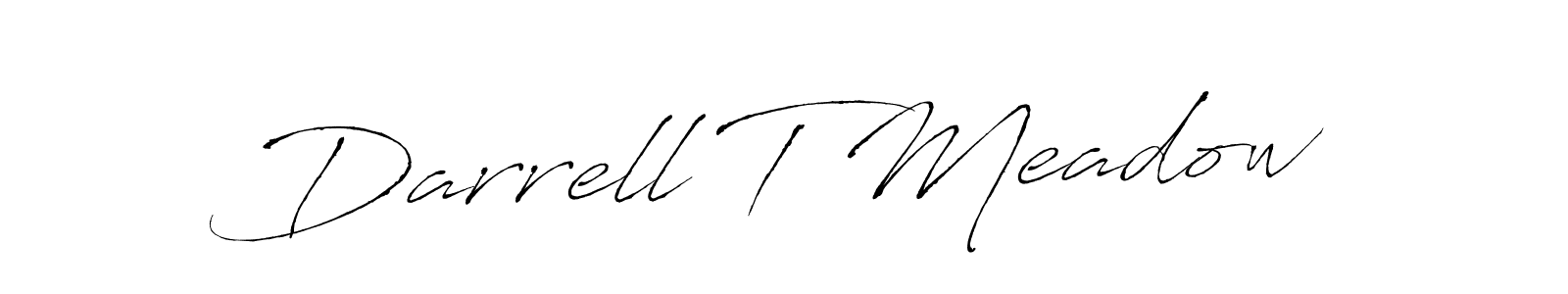 Also You can easily find your signature by using the search form. We will create Darrell T Meadow name handwritten signature images for you free of cost using Antro_Vectra sign style. Darrell T Meadow signature style 6 images and pictures png