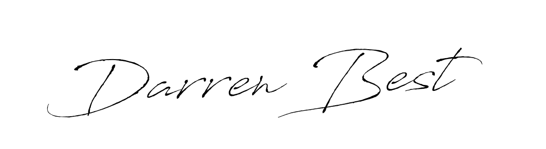 Create a beautiful signature design for name Darren Best. With this signature (Antro_Vectra) fonts, you can make a handwritten signature for free. Darren Best signature style 6 images and pictures png