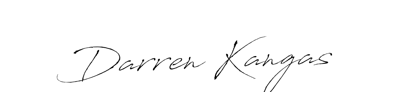 Make a beautiful signature design for name Darren Kangas. With this signature (Antro_Vectra) style, you can create a handwritten signature for free. Darren Kangas signature style 6 images and pictures png