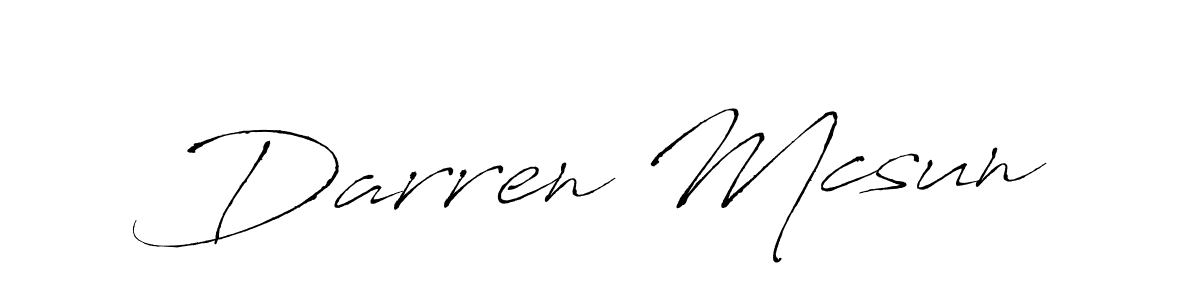 It looks lik you need a new signature style for name Darren Mcsun. Design unique handwritten (Antro_Vectra) signature with our free signature maker in just a few clicks. Darren Mcsun signature style 6 images and pictures png