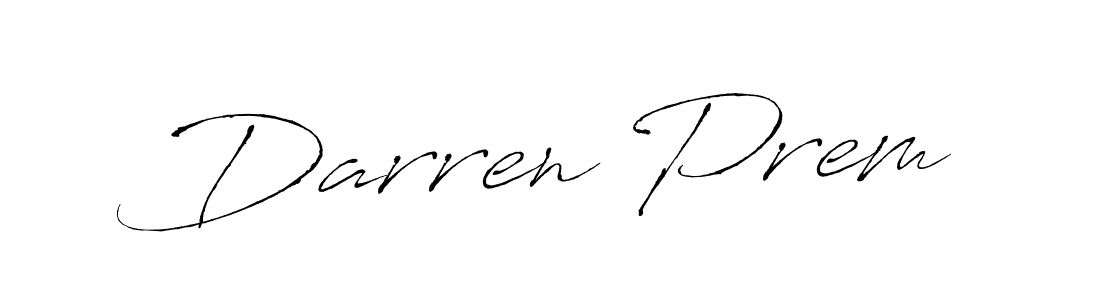 Design your own signature with our free online signature maker. With this signature software, you can create a handwritten (Antro_Vectra) signature for name Darren Prem. Darren Prem signature style 6 images and pictures png