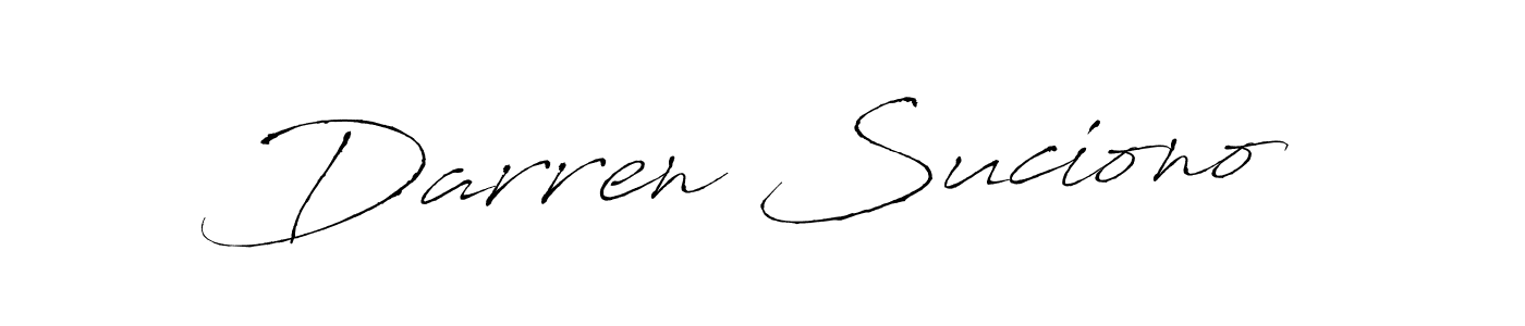 The best way (Antro_Vectra) to make a short signature is to pick only two or three words in your name. The name Darren Suciono include a total of six letters. For converting this name. Darren Suciono signature style 6 images and pictures png