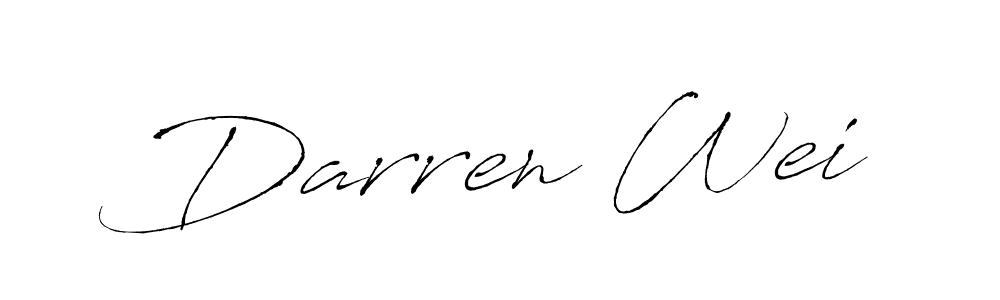 Also we have Darren Wei name is the best signature style. Create professional handwritten signature collection using Antro_Vectra autograph style. Darren Wei signature style 6 images and pictures png