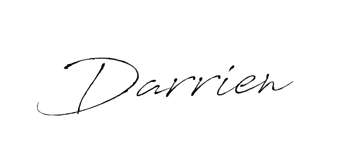 Darrien stylish signature style. Best Handwritten Sign (Antro_Vectra) for my name. Handwritten Signature Collection Ideas for my name Darrien. Darrien signature style 6 images and pictures png