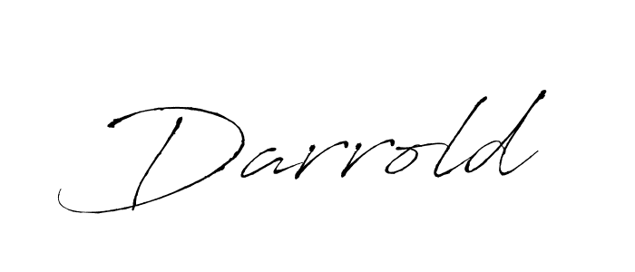 How to make Darrold name signature. Use Antro_Vectra style for creating short signs online. This is the latest handwritten sign. Darrold signature style 6 images and pictures png