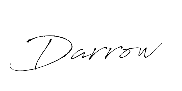 Design your own signature with our free online signature maker. With this signature software, you can create a handwritten (Antro_Vectra) signature for name Darrow. Darrow signature style 6 images and pictures png