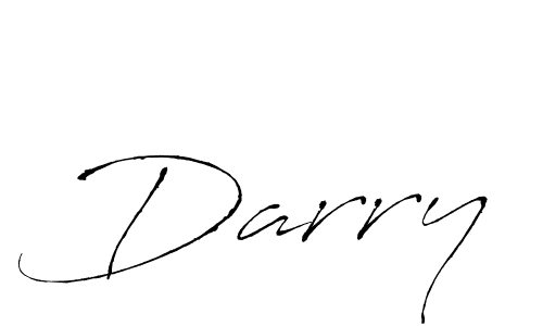 Use a signature maker to create a handwritten signature online. With this signature software, you can design (Antro_Vectra) your own signature for name Darry. Darry signature style 6 images and pictures png