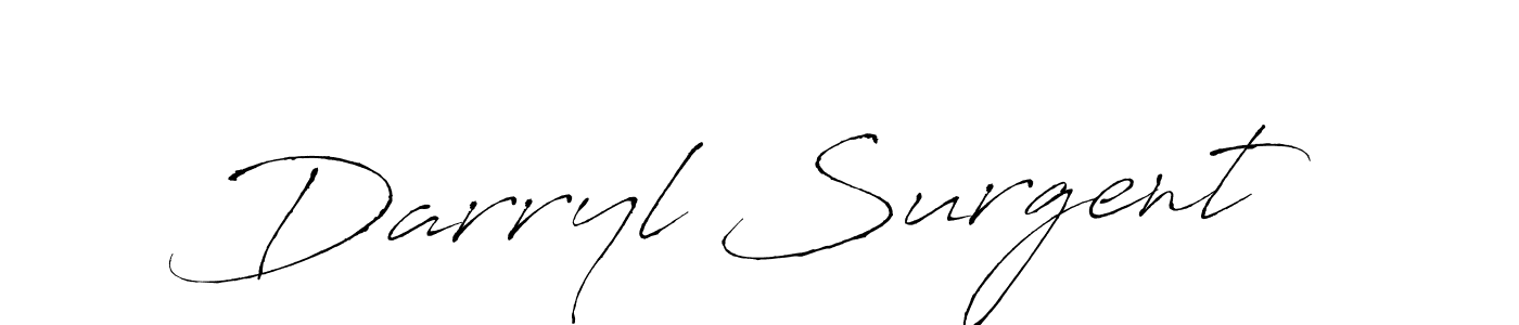 Also You can easily find your signature by using the search form. We will create Darryl Surgent name handwritten signature images for you free of cost using Antro_Vectra sign style. Darryl Surgent signature style 6 images and pictures png