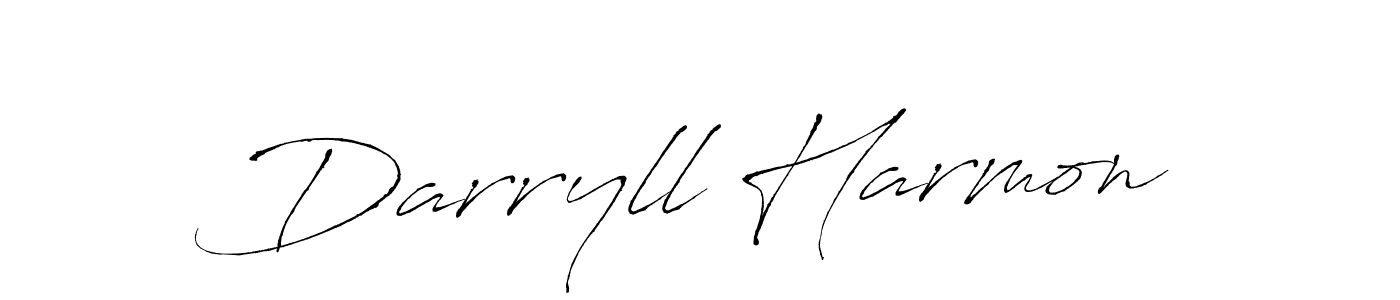 Design your own signature with our free online signature maker. With this signature software, you can create a handwritten (Antro_Vectra) signature for name Darryll Harmon. Darryll Harmon signature style 6 images and pictures png