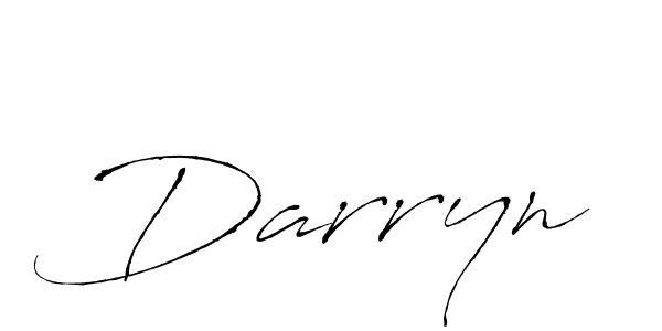 Use a signature maker to create a handwritten signature online. With this signature software, you can design (Antro_Vectra) your own signature for name Darryn. Darryn signature style 6 images and pictures png