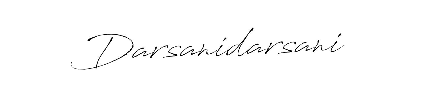 Create a beautiful signature design for name Darsanidarsani. With this signature (Antro_Vectra) fonts, you can make a handwritten signature for free. Darsanidarsani signature style 6 images and pictures png