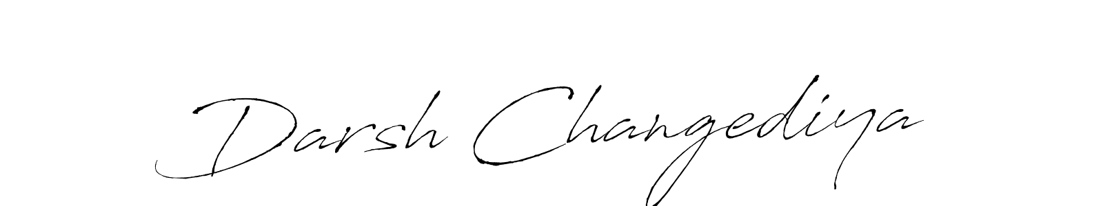 Create a beautiful signature design for name Darsh Changediya. With this signature (Antro_Vectra) fonts, you can make a handwritten signature for free. Darsh Changediya signature style 6 images and pictures png