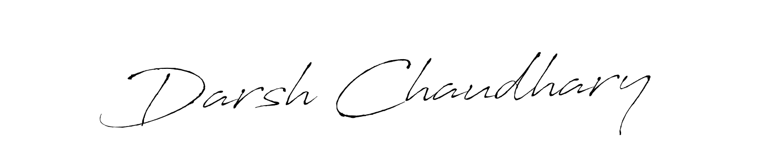 Use a signature maker to create a handwritten signature online. With this signature software, you can design (Antro_Vectra) your own signature for name Darsh Chaudhary. Darsh Chaudhary signature style 6 images and pictures png