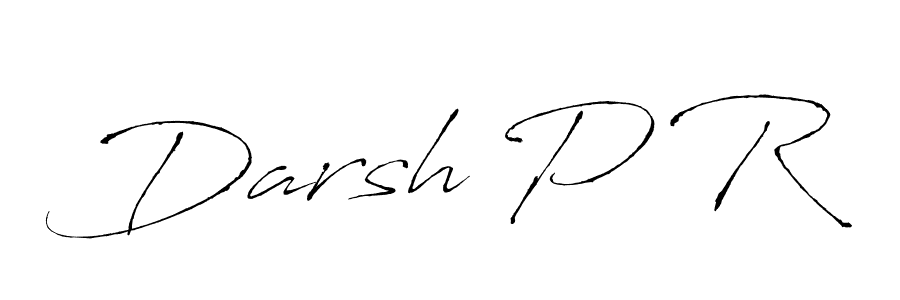 You should practise on your own different ways (Antro_Vectra) to write your name (Darsh P R) in signature. don't let someone else do it for you. Darsh P R signature style 6 images and pictures png