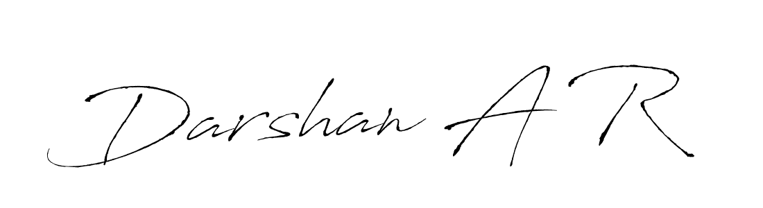Create a beautiful signature design for name Darshan A R. With this signature (Antro_Vectra) fonts, you can make a handwritten signature for free. Darshan A R signature style 6 images and pictures png