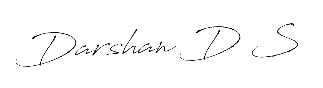 The best way (Antro_Vectra) to make a short signature is to pick only two or three words in your name. The name Darshan D S include a total of six letters. For converting this name. Darshan D S signature style 6 images and pictures png