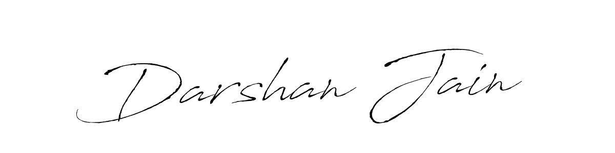 Darshan Jain stylish signature style. Best Handwritten Sign (Antro_Vectra) for my name. Handwritten Signature Collection Ideas for my name Darshan Jain. Darshan Jain signature style 6 images and pictures png