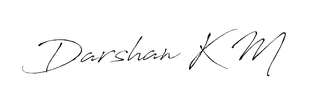 Make a beautiful signature design for name Darshan K M. Use this online signature maker to create a handwritten signature for free. Darshan K M signature style 6 images and pictures png