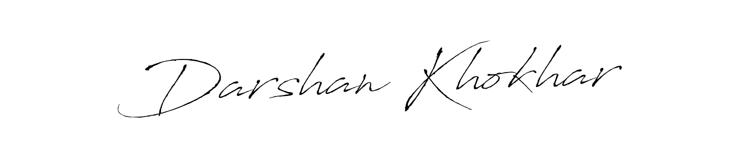 This is the best signature style for the Darshan Khokhar name. Also you like these signature font (Antro_Vectra). Mix name signature. Darshan Khokhar signature style 6 images and pictures png
