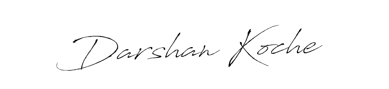 You can use this online signature creator to create a handwritten signature for the name Darshan Koche. This is the best online autograph maker. Darshan Koche signature style 6 images and pictures png