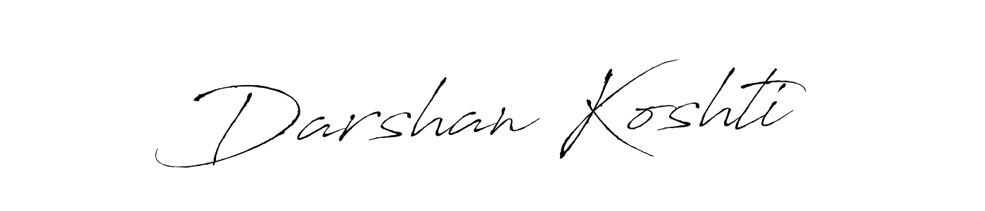 Similarly Antro_Vectra is the best handwritten signature design. Signature creator online .You can use it as an online autograph creator for name Darshan Koshti. Darshan Koshti signature style 6 images and pictures png
