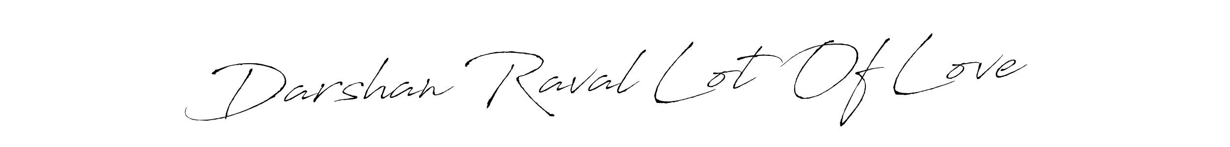 This is the best signature style for the Darshan Raval Lot Of Love name. Also you like these signature font (Antro_Vectra). Mix name signature. Darshan Raval Lot Of Love signature style 6 images and pictures png