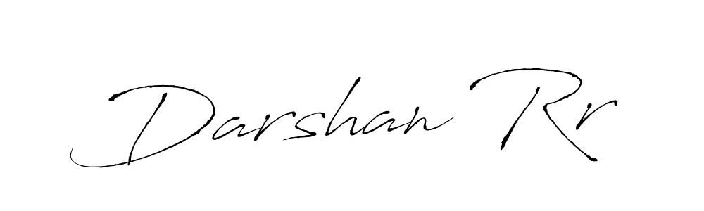 Make a beautiful signature design for name Darshan Rr. With this signature (Antro_Vectra) style, you can create a handwritten signature for free. Darshan Rr signature style 6 images and pictures png