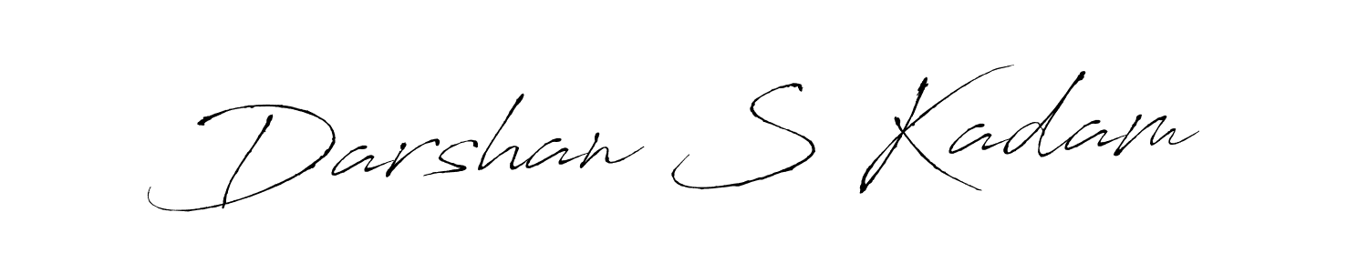 Similarly Antro_Vectra is the best handwritten signature design. Signature creator online .You can use it as an online autograph creator for name Darshan S Kadam. Darshan S Kadam signature style 6 images and pictures png