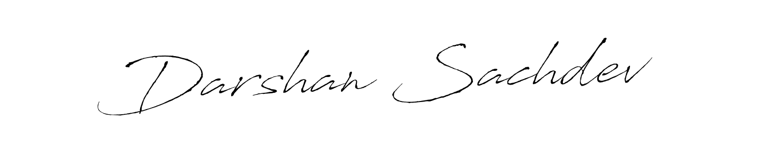 Create a beautiful signature design for name Darshan Sachdev. With this signature (Antro_Vectra) fonts, you can make a handwritten signature for free. Darshan Sachdev signature style 6 images and pictures png