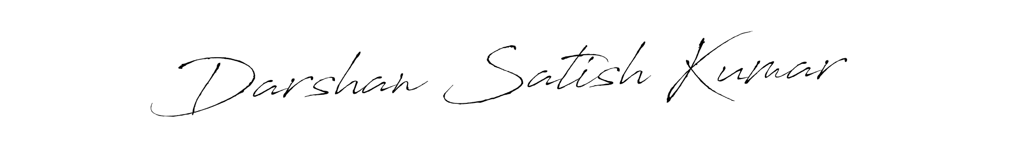 How to make Darshan Satish Kumar signature? Antro_Vectra is a professional autograph style. Create handwritten signature for Darshan Satish Kumar name. Darshan Satish Kumar signature style 6 images and pictures png