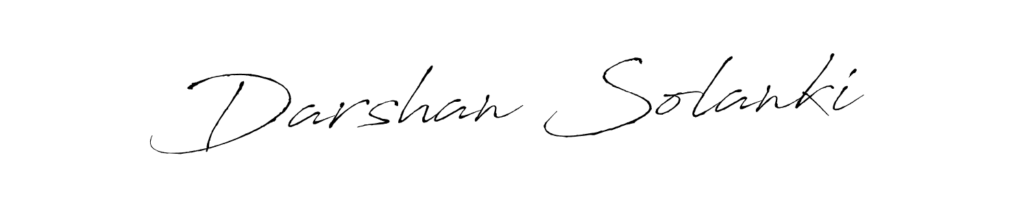 Darshan Solanki stylish signature style. Best Handwritten Sign (Antro_Vectra) for my name. Handwritten Signature Collection Ideas for my name Darshan Solanki. Darshan Solanki signature style 6 images and pictures png