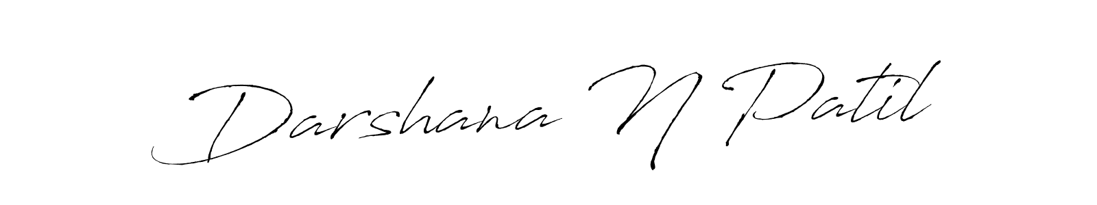 Design your own signature with our free online signature maker. With this signature software, you can create a handwritten (Antro_Vectra) signature for name Darshana N Patil. Darshana N Patil signature style 6 images and pictures png