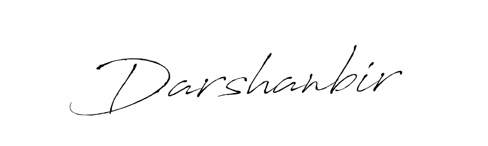 Use a signature maker to create a handwritten signature online. With this signature software, you can design (Antro_Vectra) your own signature for name Darshanbir. Darshanbir signature style 6 images and pictures png