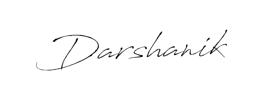 Create a beautiful signature design for name Darshanik. With this signature (Antro_Vectra) fonts, you can make a handwritten signature for free. Darshanik signature style 6 images and pictures png