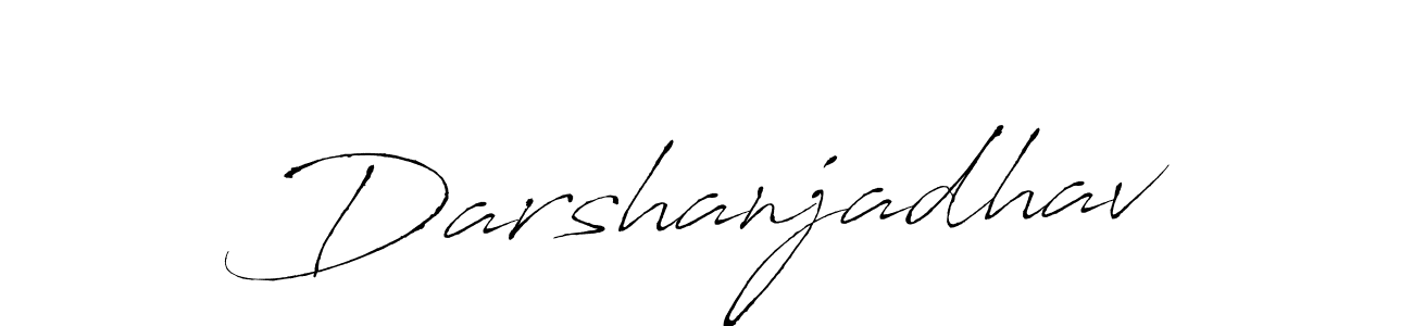 How to make Darshanjadhav signature? Antro_Vectra is a professional autograph style. Create handwritten signature for Darshanjadhav name. Darshanjadhav signature style 6 images and pictures png