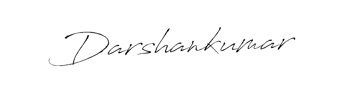 Design your own signature with our free online signature maker. With this signature software, you can create a handwritten (Antro_Vectra) signature for name Darshankumar. Darshankumar signature style 6 images and pictures png