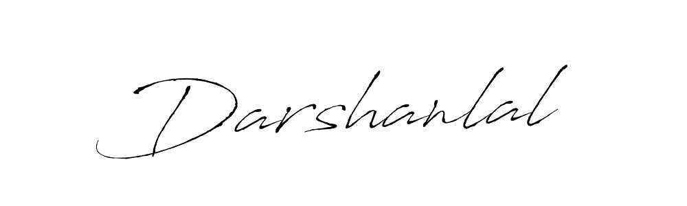 Use a signature maker to create a handwritten signature online. With this signature software, you can design (Antro_Vectra) your own signature for name Darshanlal. Darshanlal signature style 6 images and pictures png