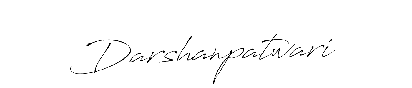 It looks lik you need a new signature style for name Darshanpatwari. Design unique handwritten (Antro_Vectra) signature with our free signature maker in just a few clicks. Darshanpatwari signature style 6 images and pictures png