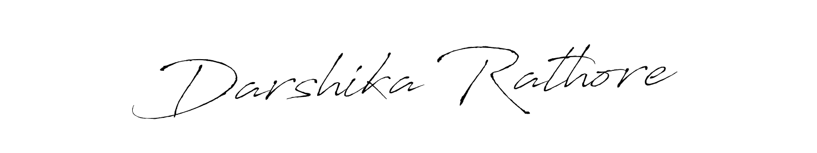 Create a beautiful signature design for name Darshika Rathore. With this signature (Antro_Vectra) fonts, you can make a handwritten signature for free. Darshika Rathore signature style 6 images and pictures png