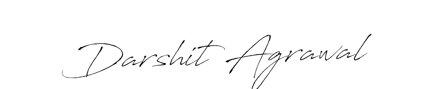 Create a beautiful signature design for name Darshit Agrawal. With this signature (Antro_Vectra) fonts, you can make a handwritten signature for free. Darshit Agrawal signature style 6 images and pictures png